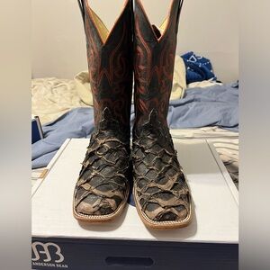 Horse Power Toasted Big Bass Cowboy Boots
